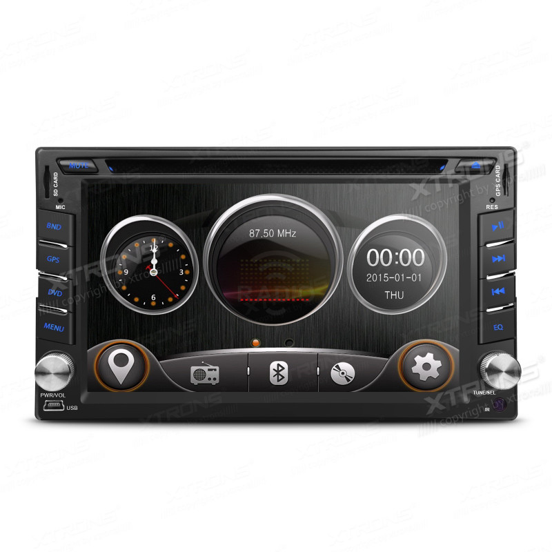 Emotie Zonder Achtervolging TD619G 2 DIN 6,2 inch autoradio met Navigatie en DVD met mirrorlink functie