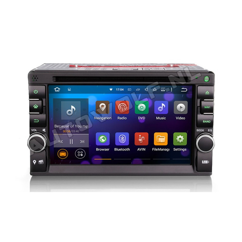 sleuf een andere Talloos AW3747US5 2DIN Android navigatie, multimedia car pc met DAB+