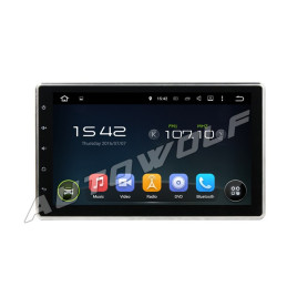 AW7711US7 2DIN 10.1 inch Android autoradio navigatie, multimedia car pc met DAB+ octa core android 13